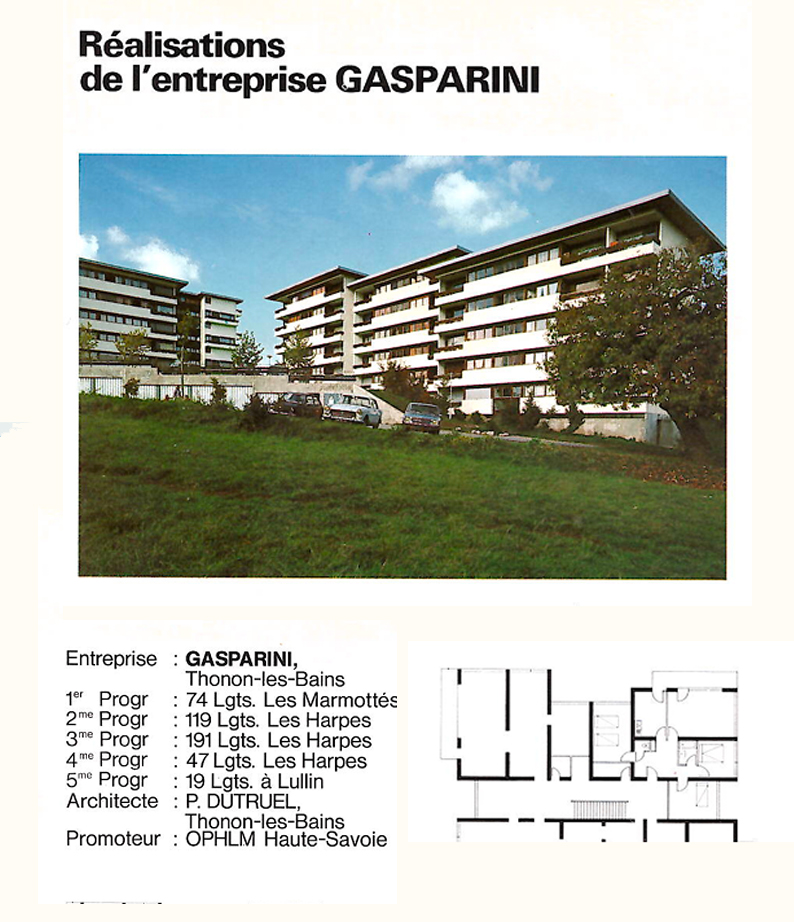 Les harpes réalisation Gasparini dans le Chablais